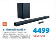 JBL 2.1 Channel Soundbar