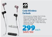Coda Wireless Earbuds-Each
