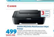 Canon PIXMA MG2540s Multifuntion Inkjet Printer