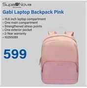 Supa Nova Gabi Laptop Backpack Pink