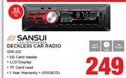 Sansui Deckless Car Radio SDR-222