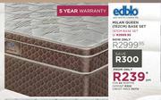 Edblo Milan Queen (137cm) Base Set