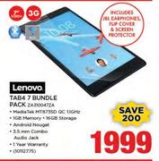 Lenovo 7" 3G TAB4 7" Bundle Pack ZA310047ZA