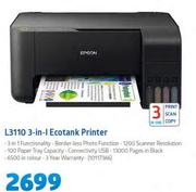 Epson L3110 3-In-1 Ecotank Printer