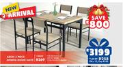 Aron 5 Piece Dining Room Suite