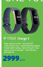 fitbit charge 3 incredible connection