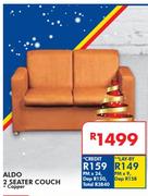 Aldo 2 Seater Copper Couch