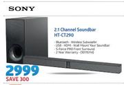 Sony 2.1 Channel Soundbar HT-CT290