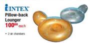 Intex Pillow Back Lounger-Each
