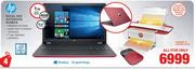 HP Royal Red Notebook Bundle