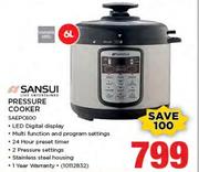 Sansui 6L Pressure Cooker SAEPC600