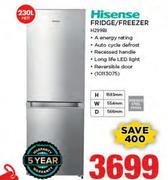 Hisense 230Ltr Fridge/ Freezer H299BI