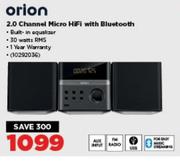 Orion 2.0 Channel Micro HiFi With Bluetooth