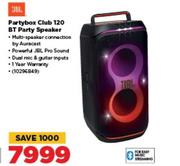 JBL Partybox Club 120 BT Party Speaker
