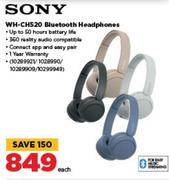 Sony WH-CH520 Bluetooth Headphones-Each