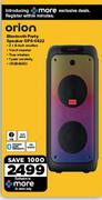 Orion Bluetooth Party Speaker OPS-6822