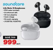 Soundcore Life Note 3i Earphones-Each