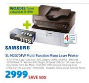 Samsung SL-M2070FW Multi Function Mono Laser Printer