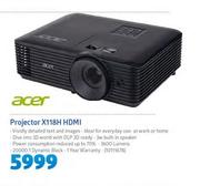 Acer Projector X118H HDMI