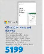 Microsoft Office 2019 Home & Business