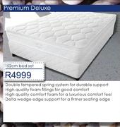 Premium Deluxe 152cm Bed Set