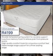 Premium 137cm Bed Set