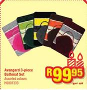 Avangard 3-piece Bathmat Set Assorted colours H00001333