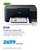 Epson 3 In 1 Printer L3110