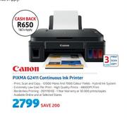 Canon Pixma G2411 Continuous Ink Printer