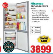Hisense 271L Fridge/Freezer H359BI