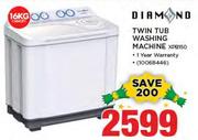 Diamond 16Kg Twin Tub Washing Machine XPB150