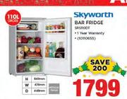 Skyworth 110Ltr Bar Fridge SRS110DT