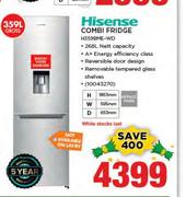 Hisense 359Ltr Combi Fridge H359BME-WD