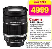 Canon 18-200 IS Lens