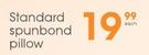 Standard Spunbond Pillow-Each