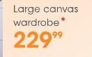 Large Canvas Wardrobe