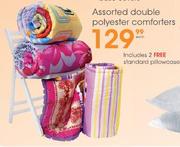 Assorted Double Polyester Comforters-Each