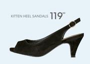 Kitten Heel Sandals