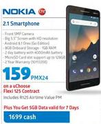 Nokia 2.1 Smartphone-On A uChoose Flexi 125 Contract.