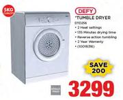 Defy 5Kg Tumble Dryer DTD256