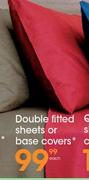 Double Fitted Sheets Or Base Covers Each