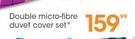 Double Micro-Fibre Duvel Cover Set