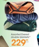 Assorted Everest Double Blankets Each
