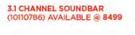 JBL 3.1 Channel Soundbar S150