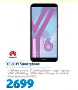 Huawei Y6 2019 Smartphone