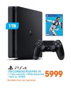 PS4 1TB Console Plus FIFA 19