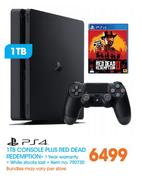 PS4 1TB Console Plus Red Dead Redemption