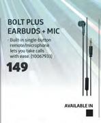 Ifrogz Bolt Plus Earbuds + Mic