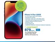 Apple iPhone 14 Plus 128GB-On A Flex On 6 Price Plan