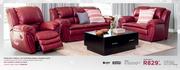 Grafton Everest Stirling 3 Piece 1 Action Reclining Lounge Suite